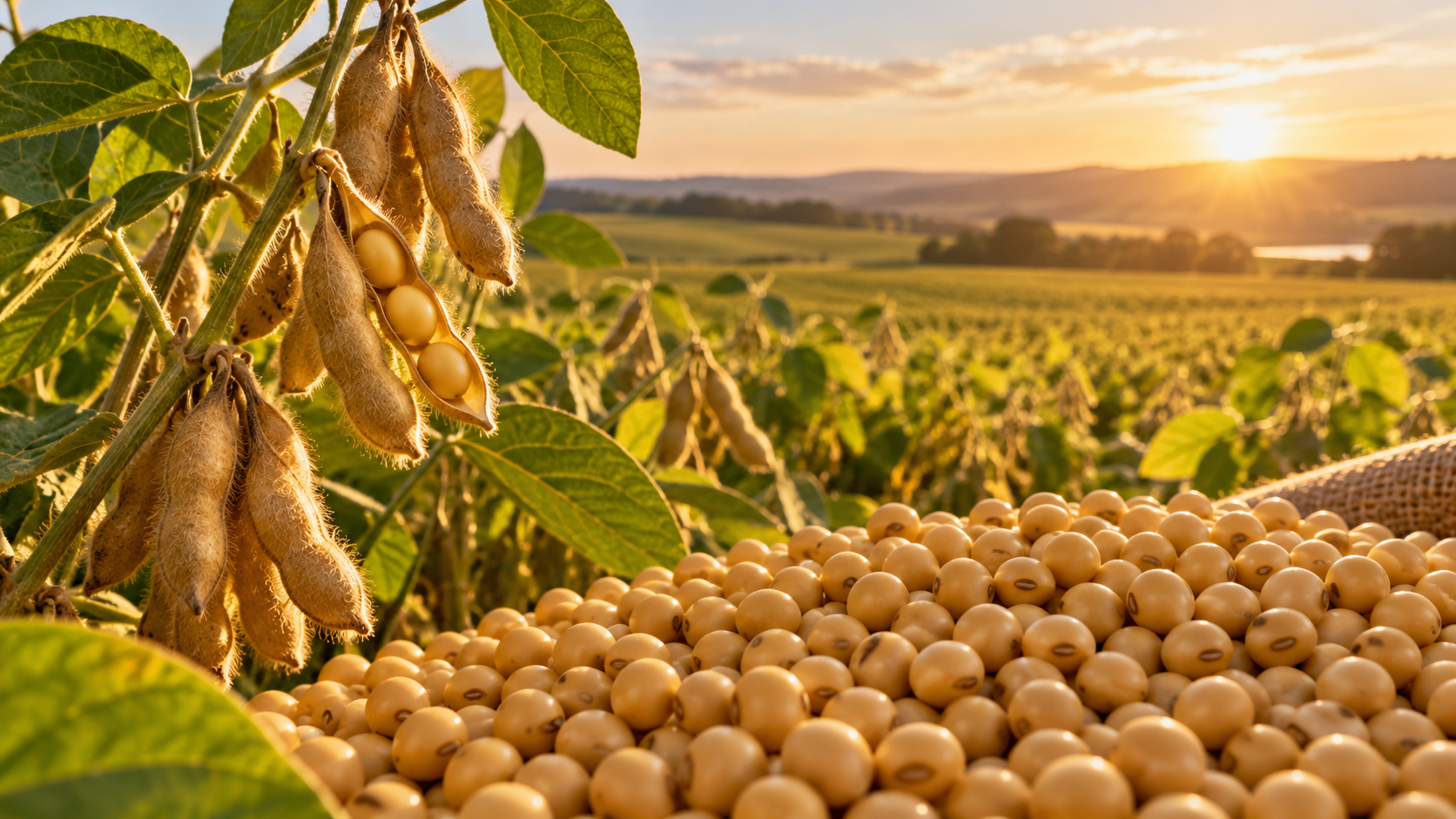 Brazilian soybean grains