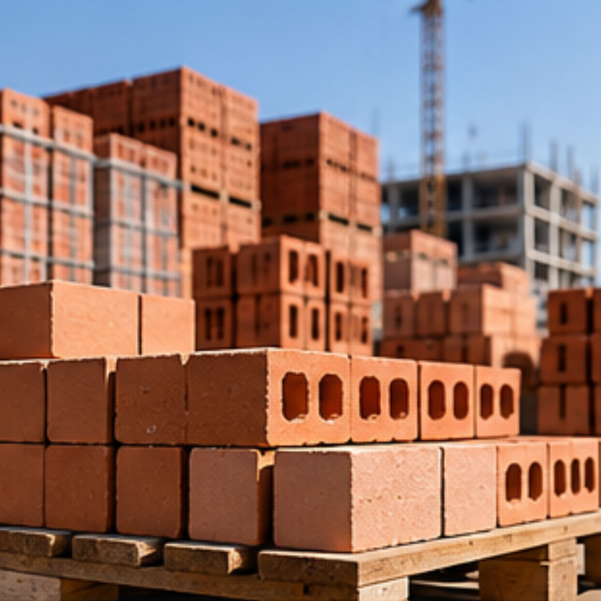 Bricks and masonry construction products
