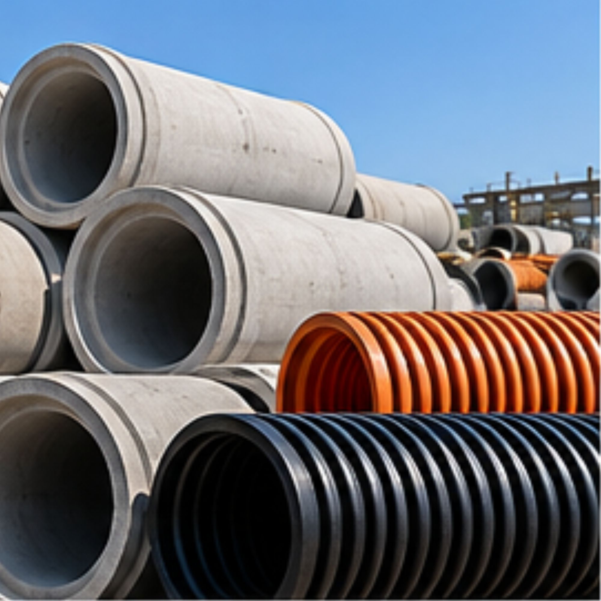 Construction pipes and tubular products