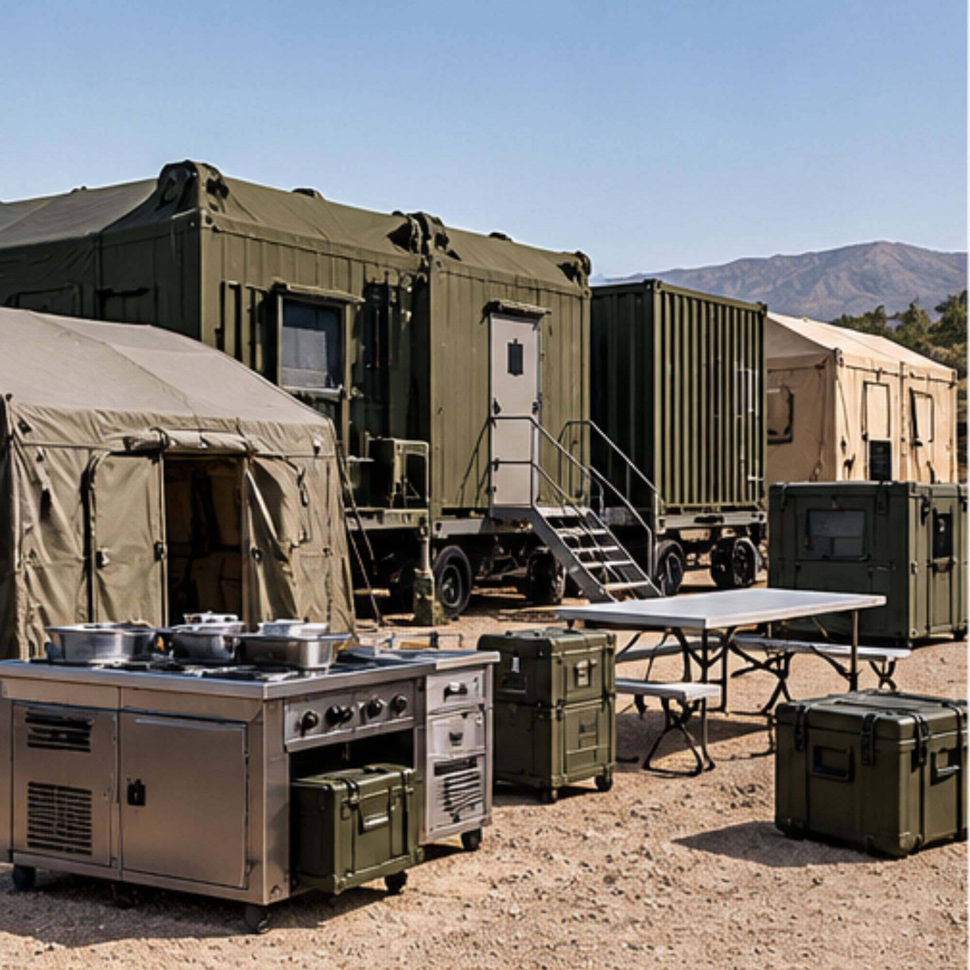 Field logistics and camp infrastructure