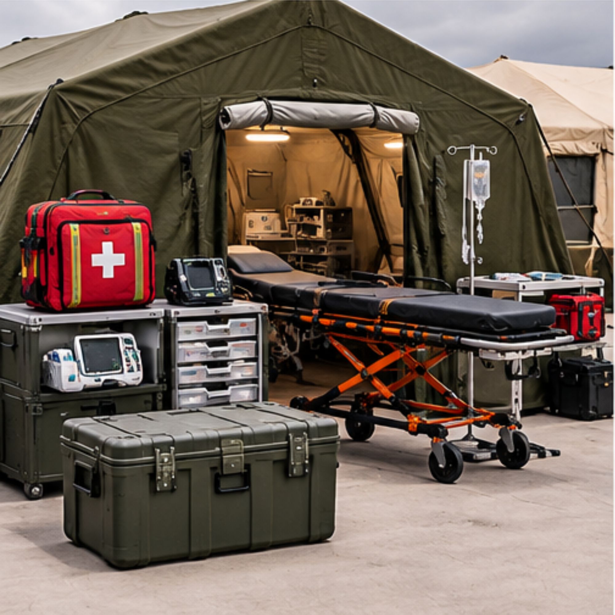 Field medical and emergency support equipment